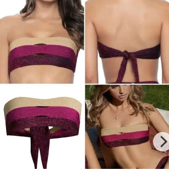 PQ Swim Metallic two piece - Picture 3 of 8